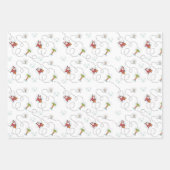 Weihnachtsbaum Geschenkpapier Set (Vorderseite)