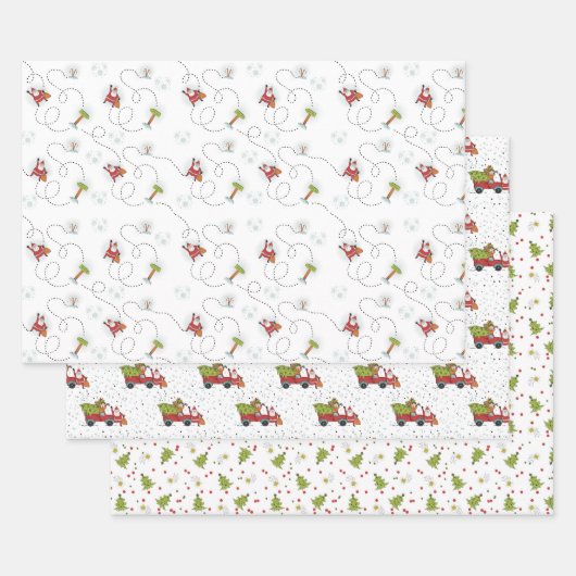 Weihnachtsbaum Geschenkpapier Set (Set)