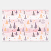 Weihnachtsbaum Geschenkpapier Set (Vorderseite)