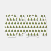 Weihnachtsbaum Geschenkschachtel (Ungefaltet)