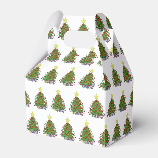 Weihnachtsbaum Geschenkschachtel (Vorderseite)