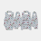 Weihnachtsbaum Geschenkschachtel (Ungefaltet)