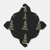 Weihnachtsbaum Geschenkschachtel (Ungefaltet)