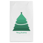 Weihnachtsbaum-Geschenktasche Kleine Geschenktüte (Rückseite)