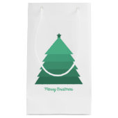Weihnachtsbaum-Geschenktasche Kleine Geschenktüte (Vorderseite)
