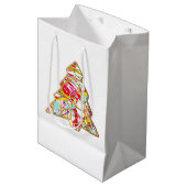 Weihnachtsbaum-Geschenktasche Mittlere Geschenktüte (Vorderseite Schrägansicht)