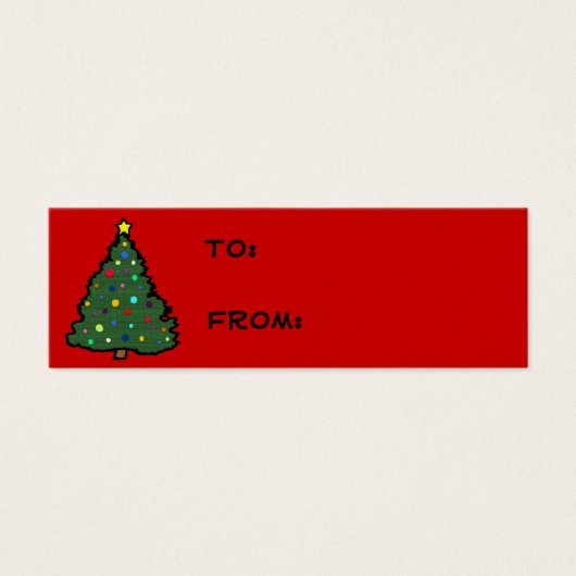 Weihnachtsbaum-Geschenktasten (Vorderseite)
