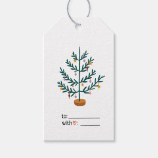 Weihnachtsbaum-Geschenktasten Geschenkanhänger
