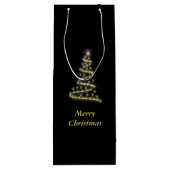 Weihnachtsbaum Geschenktüte Für Weinflaschen (Rückseite)