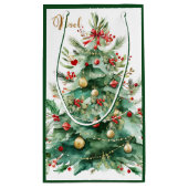 Weihnachtsbaum-Geschenktüte Kleine Geschenktüte (Rückseite)