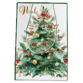 Weihnachtsbaum-Geschenktüte Mittlere Geschenktüte (Rückseite)