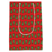 Weihnachtsbaum-Geschenktüte Mittlere Geschenktüte (Rückseite)