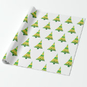 Weihnachtsbaum-Geschenkverpackung Geschenkpapier (Ungerollt)