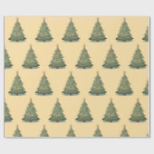 Weihnachtsbaum-Geschenkverpackung Geschenkpapier (Flach)