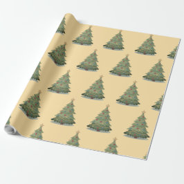Weihnachtsbaum-Geschenkverpackung Geschenkpapier