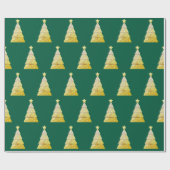 Weihnachtsbaum-Geschenkverpackung Geschenkpapier (Flach)