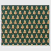 Weihnachtsbaum-Geschenkverpackung Geschenkpapier (Flach)