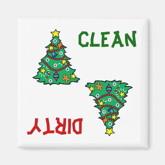 Weihnachtsbaum Geschirrspüler Magnet (Vorne)