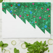 Weihnachtsbaum Geschirrtuch (Gefaltet)