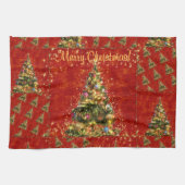 Weihnachtsbaum Geschirrtuch (Horizontal)