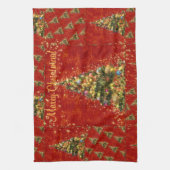 Weihnachtsbaum Geschirrtuch (Vertikal)