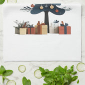 Weihnachtsbaum Geschirrtuch (Gefaltet)