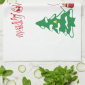 Weihnachtsbaum Geschirrtuch (Gefaltet)