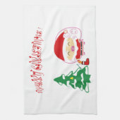 Weihnachtsbaum Geschirrtuch (Vertikal)