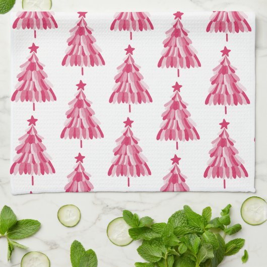 Weihnachtsbaum Geschirrtuch (Gefaltet)