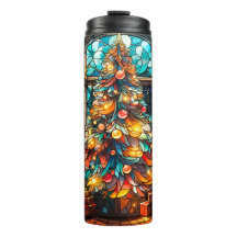 Weihnachtsbaum gestanztes Glas Tumbler Geschenk
