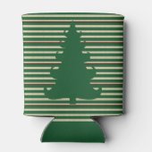 Weihnachtsbaum gestreift dosenkühler (Rückseite)