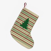 Weihnachtsbaum gestreift kleiner weihnachtsstrumpf (Vorderansicht (hängend))