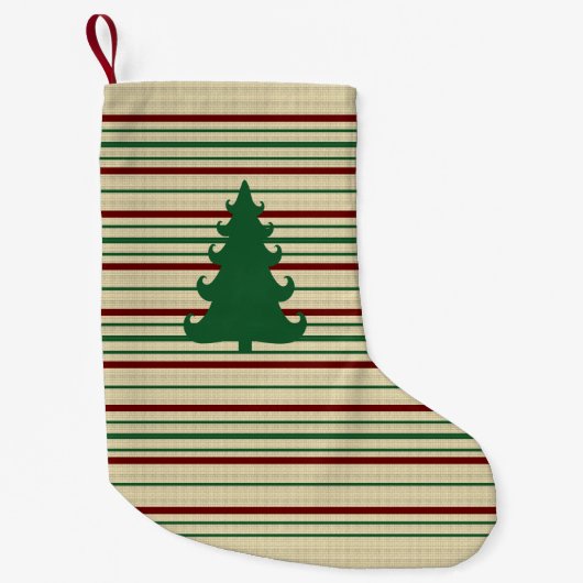 Weihnachtsbaum gestreift kleiner weihnachtsstrumpf (Vorderseite)
