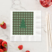 Weihnachtsbaum gestreift serviette (Beispiel)