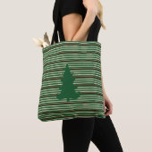 Weihnachtsbaum gestreift tasche (Von Nahem)