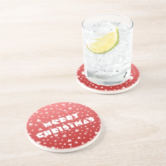 Weihnachtsbaum Getränkeuntersetzer (Seite)