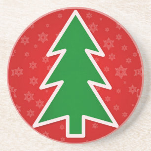 Weihnachtsbaum Getränkeuntersetzer