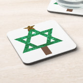 Weihnachtsbaum Getränkeuntersetzer (Linke Seite)