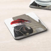 Weihnachtsbaum Getränkeuntersetzer (Linke Seite)