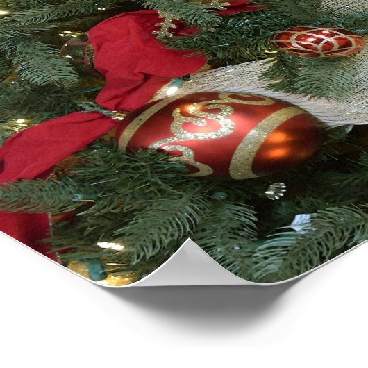 Weihnachtsbaum-Gewerkschaft Poster (Ecke)