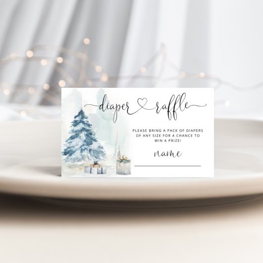 Weihnachtsbaum-Gewinnspiel Begleitkarte