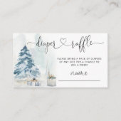 Weihnachtsbaum-Gewinnspiel Begleitkarte (Vorderseite)