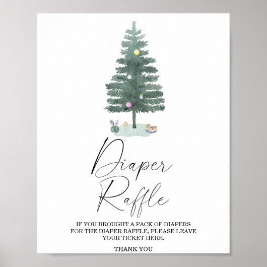 Weihnachtsbaum - Gewinnspiel Poster (Vorne)