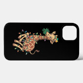 Weihnachtsbaum Giraffe Lover Geschenk Liebe Case-Mate iPhone Hülle (Rückseite (Horizontal))