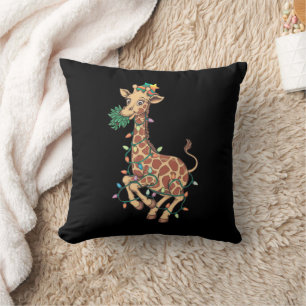 Weihnachtsbaum Giraffe Lover Geschenk Liebe Kissen