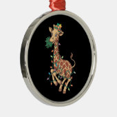 Weihnachtsbaum Giraffe Lover Geschenk Liebe Ornament Aus Metall (Rechts)