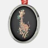 Weihnachtsbaum Giraffe Lover Geschenk Liebe Ornament Aus Metall (Links)