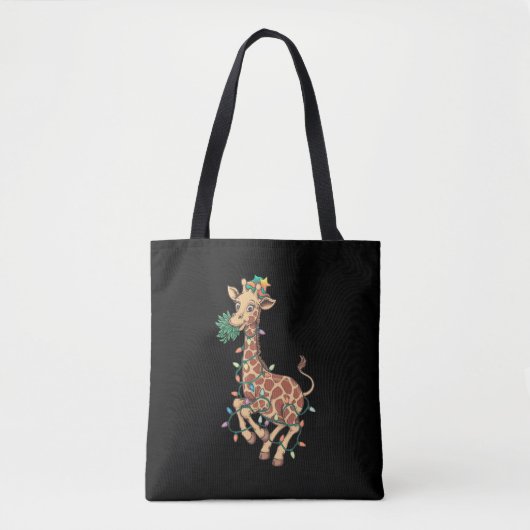 Weihnachtsbaum Giraffe Lover Geschenk Liebe Tasche (Vorderseite)