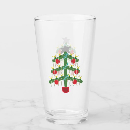 Weihnachtsbaum Glas (Vorderseite)