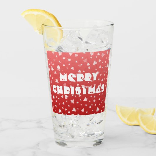 Weihnachtsbaum Glas (Vorderseite Ice)